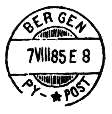 Bergen III Stempel 1