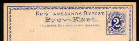 Kristiansund I Postkarte S/A BK1