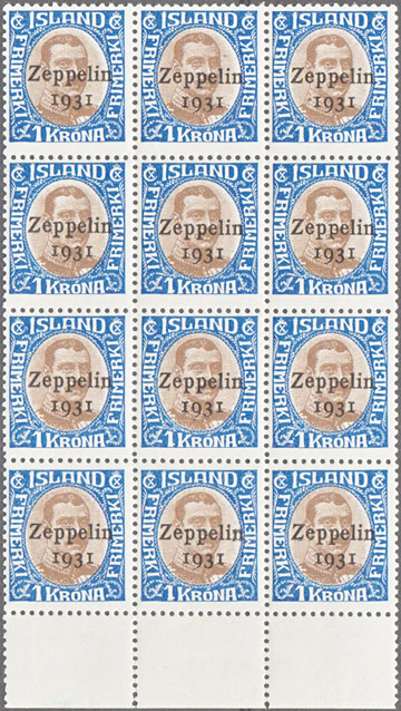 Felder mit Punkt bei den mittleren Werten