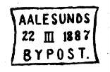 Aalesund Stempel 1