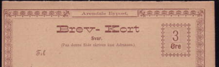 Arendal S/A BK3 Antwortteil