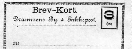 Drammen III S/A BK1 Postkarte