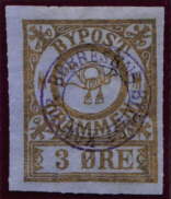 Drammen IV 2c mit Stempel 1