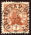 Grimstad 1 mit Stempel 1