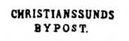 Kristiansund II Stempel 2