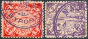 Namsos Stempel auf 1 auf Marke